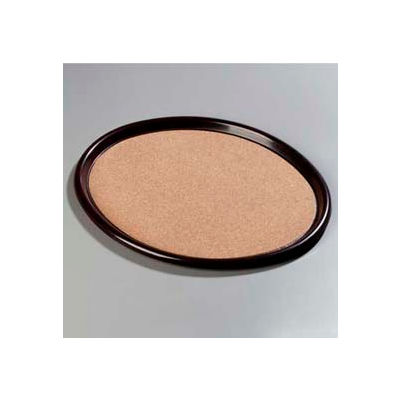 Carlisle 241901 - Oval Cork Tray 24", 19", 3/4", Brown - Pkg Qty 6