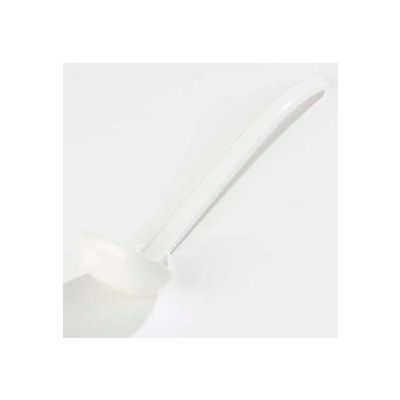 Carlisle 029502 - Carly® Ladle, 9-1/2", 1 Oz., Plain Handle, White - Pkg Qty 12