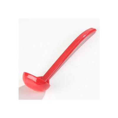 Carlisle 029505 - Carly® Ladle, 9-1/2", 1 Oz., Plain Handle, Red - Pkg Qty 12