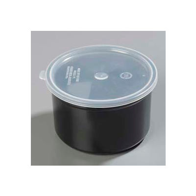 Carlisle 031603 - Classic™ Crock W/Lid 1.5 Qt., Black - Pkg Qty 6