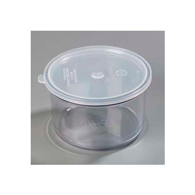 Carlisle 031607 - Classic™ Crock W/Lid 1.5 Qt., Clear - Pkg Qty 6