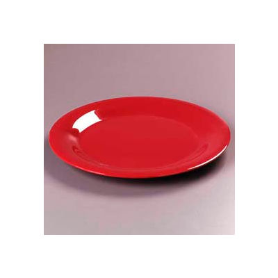 Carlisle 3301605 - Sierrus™ Salad Plate, Wide Rim 7-1/2", Red - Pkg Qty 48