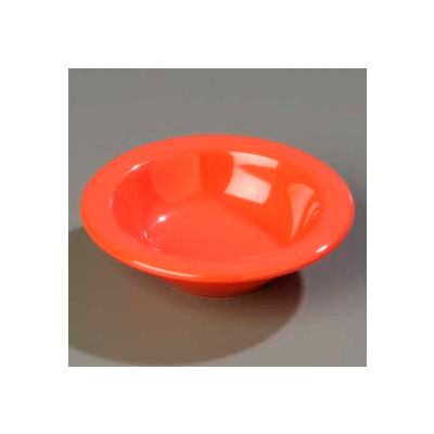 Carlisle 3304252 - Sierrus™ Rimmed Fruit Bowl 4-3/4", Sunset Orange - Pkg Qty 48