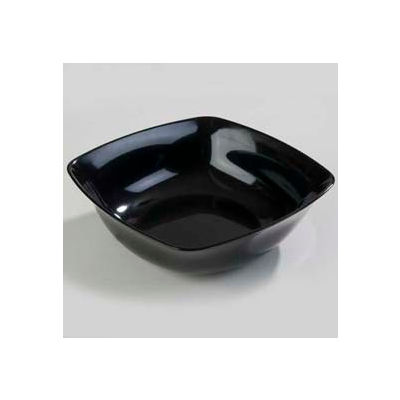 Carlisle 3336203 - Bowl, 8 Qt., 13-3/4", Square, Flared, Black - Pkg Qty 4