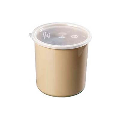 Carlisle 034106 - Poly-Tuf™ Crock W/Lid 1.2 Qt., Beige - Pkg Qty 12