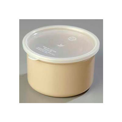 Carlisle 034306 - Poly-Tuf™ Crock W/Lid 1.5 Qt., Beige - Pkg Qty 6