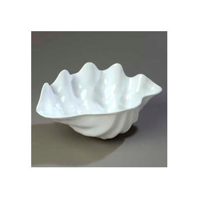 Carlisle 034402 - 5 Qt. Large Shell 19" x 12-7/8", White
