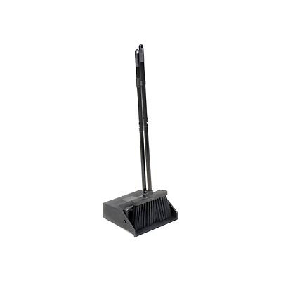 Carlisle Duo-Pan Dustpan And Lobby Broom 36", Black - 36141503