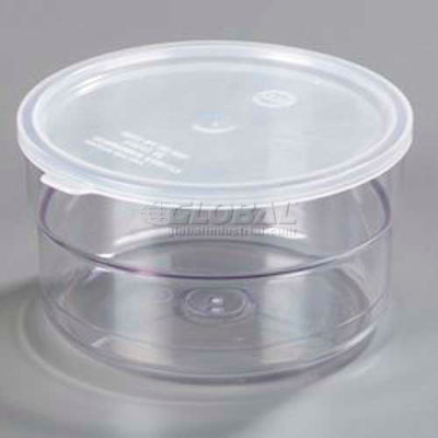 Carlisle 36507 - Supreme™ Crock W/Lid, 1.5 Qt., Clear