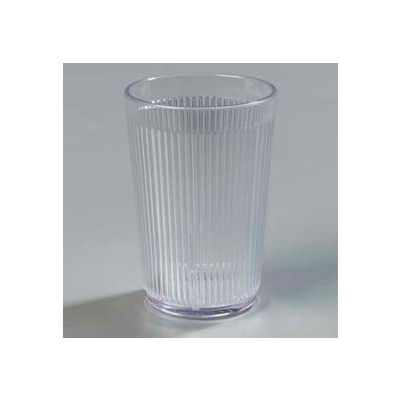 Carlisle 401007 - Crystalon® Stack-All® SAN Tumbler 9-1/2 Oz., Clear, Ribbed Texture - Pkg Qty 48