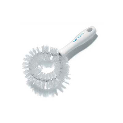 Carlisle 4016402 - Sparta® Vegetable Brush W/ Stiff Polyester Bristles 9-1/2", White - Pkg Qty 12