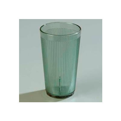 Carlisle 401664 - Crystalon® Stack-All® SAN Tumbler 16 Oz., Jade, Ribbed Texture - Pkg Qty 48