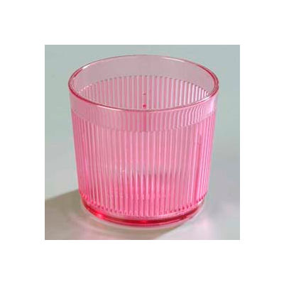 Carlisle 402955 - Crystalon® Stack-All® Old Fashion SAN Tumbler 24 Oz., Rose - Pkg Qty 48