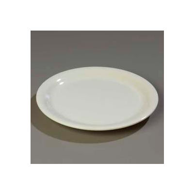 Carlisle 4300842 - Durus® Narrow Rim Pie Plate 6-9/16" x 3/4", Bone - Pkg Qty 48