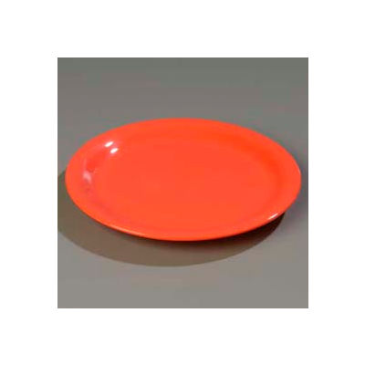 Carlisle 4300852 - Durus® Narrow Rim Pie Plate 6-9/16" x 3/4", Sunset Orange - Pkg Qty 48