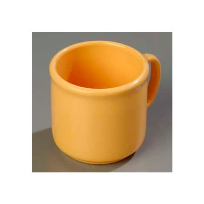 Carlisle 4305222 - Stackable™ SAN Mug 10 Oz., 3-13/32", Honey Yellow - Pkg Qty 12