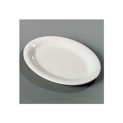 Carlisle 4308242 - Durus® Oval Platter 11-15/16", 9", 1", Bone - Pkg Qty 12