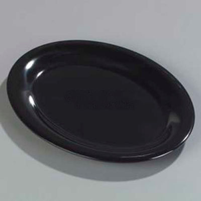 Carlisle 4308603 - Durus® Oval Platter, 9-17/32"x 7-5/32"x 27/32", Black