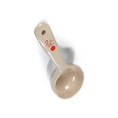 Carlisle 432406 - Measure Misers® Solid Measure Miser 2 Oz, 7-1/8", Beige - Pkg Qty 12