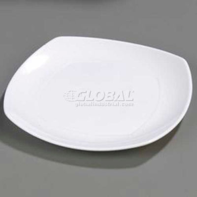 Carlisle 4330402 - Square Plate 11-5/8", 11-5/8", 7/8", White - Pkg Qty 48