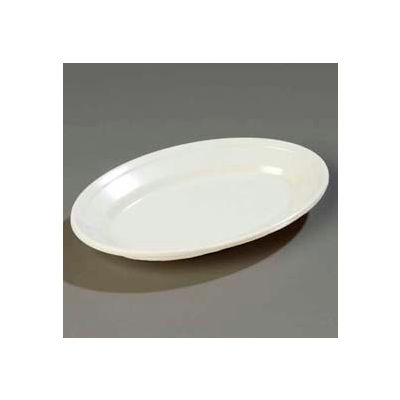 Carlisle 4356302 - Dallas Ware® Oval Platter 9-1/4" x 6-1/4", White - Pkg Qty 24