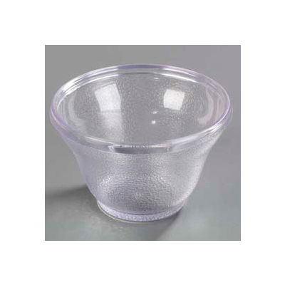 Carlisle 4393707 - Low Profile SAN Tumbler 6 Oz., Clear, Pebbled - Pkg Qty 72