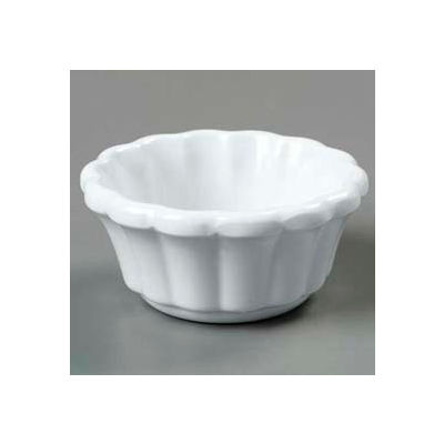 Carlisle 4394402 - Scalloped Ramekin 4 Oz., White - Pkg Qty 48