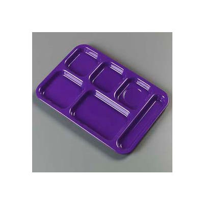 Carlisle 4398887 - Right-Hand Heavy Weight Compartment Tray, Purple - Pkg Qty 12