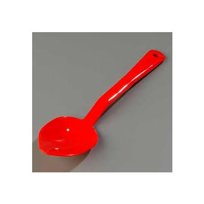 Carlisle 441005 - Solid Serving Spoon, Red - Pkg Qty 12