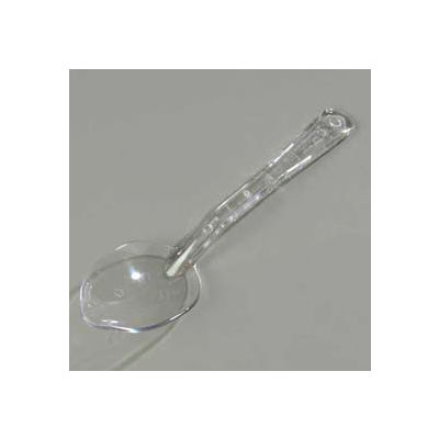 Carlisle 441007 - Solid Serving Spoon, Clear - Pkg Qty 12
