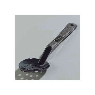 Carlisle 441603 - Perforated High Heat Serving Spoon 11", Black - Pkg Qty 12