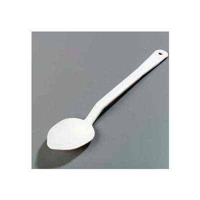 Carlisle 442002 - Solid Serving Spoon,, 13", White - Pkg Qty 12