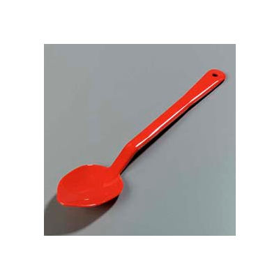 Carlisle 442005 - Solid Serving Spoon,, 13", Red - Pkg Qty 12