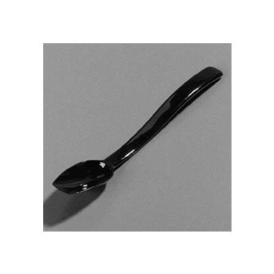 Carlisle 445003 - Solid Spoon,0.25 Oz., 8", Black - Pkg Qty 12