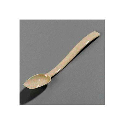 Carlisle 445006 - Solid Spoon, 0.25 Oz., 8", Beige - Pkg Qty 12