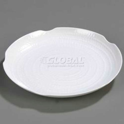 Carlisle 4451402 - Terra™ Round Textured Platter, 14", White