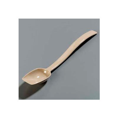 Carlisle 447006 - Solid Spoon, 0.8 Oz., 10", Beige - Pkg Qty 12