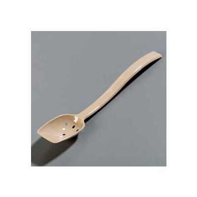Carlisle 447106 - Perforated Spoon 0.8 Oz., 10", Beige - Pkg Qty 12