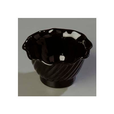 Carlisle 453003 - Tulip Dessert Dish 5 Oz., Black - Pkg Qty 24