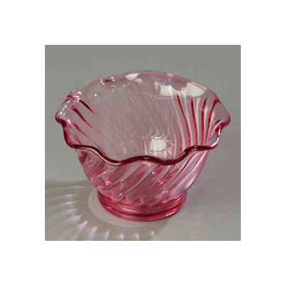 Carlisle 453055 - Tulip Dessert Dish 5 Oz., Ice Pink - Pkg Qty 24