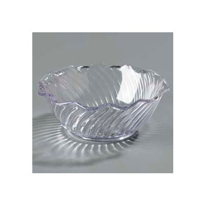 Carlisle 453307 - Tulip Bowl 13 Oz., 5-9/16", San, Clear - Pkg Qty 24