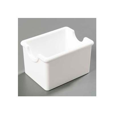 Carlisle 455002 - Sugar Caddy, Holds 20 Packets, White - Pkg Qty 24