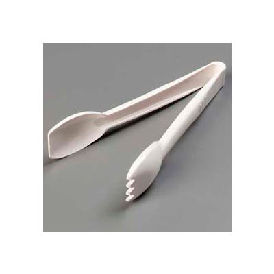 Carlisle 460902 - Carly® Salad Tong 9-1/32", White - Pkg Qty 12