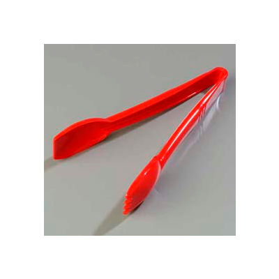 Carlisle 460905 - Carly® Salad Tong 9-1/32", Red - Pkg Qty 12