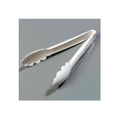 Carlisle 470902 - Carly® Utility Tong 8-27/32", White - Pkg Qty 12