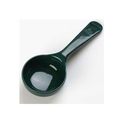 Carlisle 492808 - Solid Measure Miser Spoon, Short Handle 4 Oz., Forest Green - Pkg Qty 12