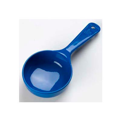 Carlisle 496205 - Perforated Measure Miser Spoon, Short Handle 2 Oz., Red - Pkg Qty 12