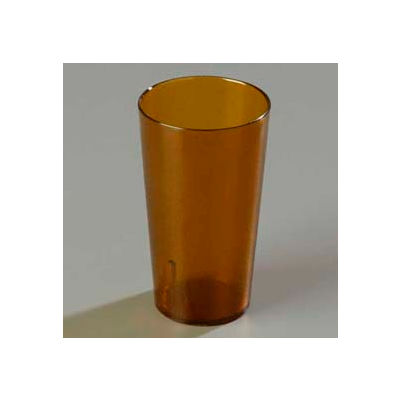 Carlisle 521213 - Stackable™ SAN Tumbler 12 Oz., Amber, Pebbled - Pkg Qty 72