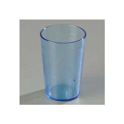 Carlisle 550654 - Stackable™ SAN Tumbler 9.5 Oz., Blue, Pebbled - Pkg Qty 72