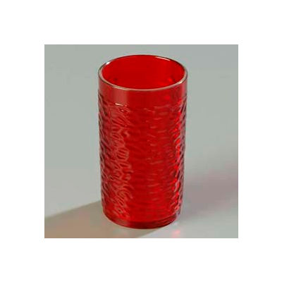 Carlisle 550910 - Pebble Optic™ Tumbler 9.1 Oz., Ruby - Pkg Qty 24